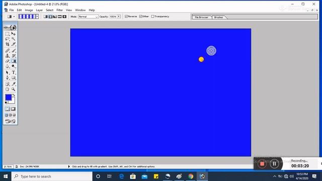 How to use Gradient Tool and Paint Bucket Tool in Photoshop 7.0 (Basic ) Musa haroon info смотреть онлайн
