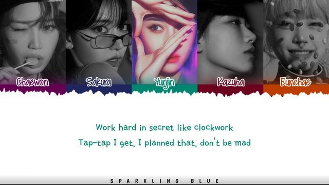 LE SSERAFIM (르세라핌) 'SMART' (English Ver.)' Lyrics [Color Coded Han_Rom_Eng]