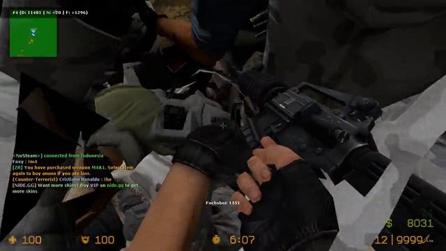Counter Strike Source - Zombie Escape Mod on ze_surf_sahok_t5_9 map смотреть онлайн