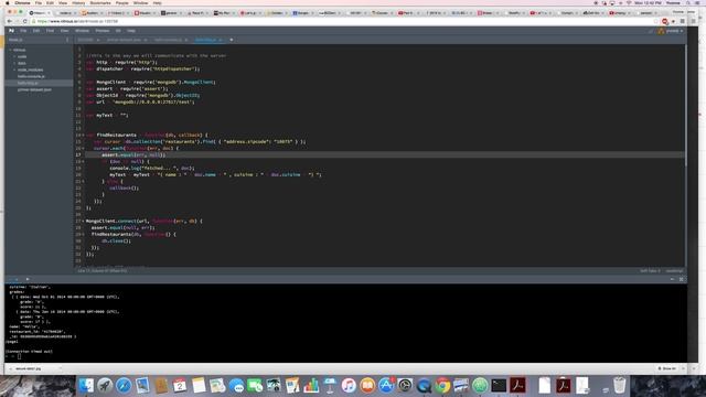 Video 29: Plumbing! Connecting Mongo and Node смотреть онлайн