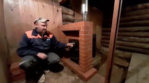 Банная печь "Радуга", установка