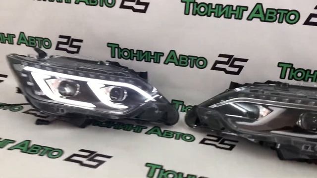 Фары Toyota Camry 55 в стиле Mercedes 2015 — 2017 смотреть онлайн