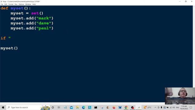 Python Set - Adding Elements & Looping - Beginners Tutorial 2022 смотреть онлайн