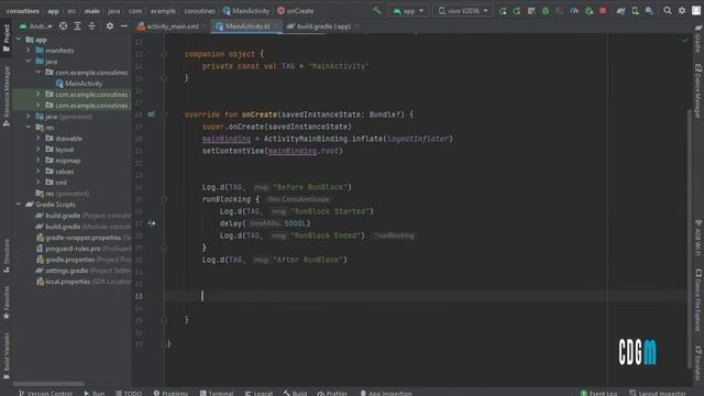 runBlocking Function in Kotlin Coroutine with Example смотреть онлайн