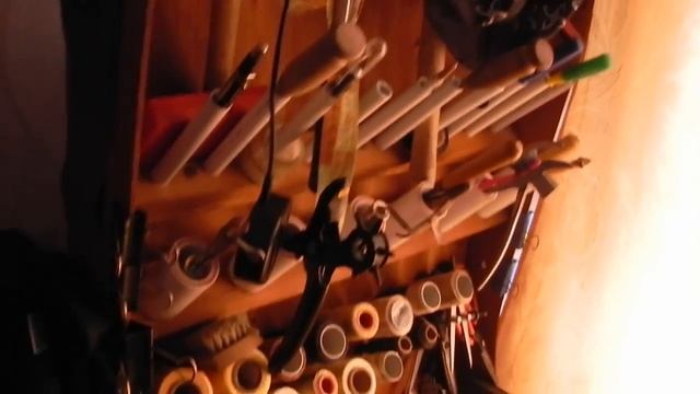 Моя кожевенная мастерская. Обзор. My leather workshop. Overview. смотреть онлайн