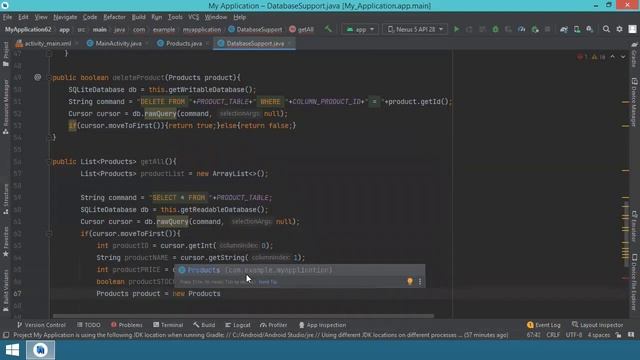 035 - Using SQL database to Save Data in Android Studio - the easy way - complete app example смотреть онлайн