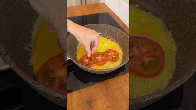 Омлет с кунжутом