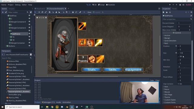 How to Create a Skill Tree System in Godot 3.2 (Part 1 of 2, UI) | Player Development Series смотреть онлайн