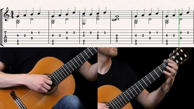 Minecraft - Danny (Acoustic Classical Fingerstyle Tabs Music C418 Cover) смотреть онлайн