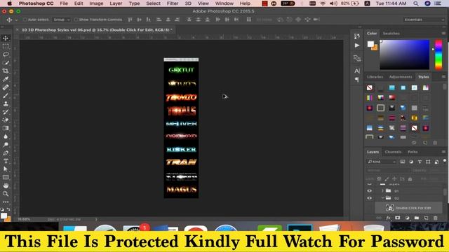 20 Photoshop Styles Pack Free Download | Stylish Text Effects смотреть онлайн