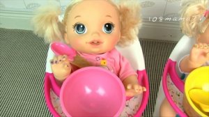 Близняшки Убегают от Мамы, Болит Животик Мультики Как Мама Играет в Куклы Беби Бон 108мама тв