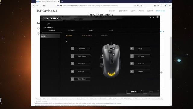 How to set the DPI of ASUS TUF mouse using ROG Armoury смотреть онлайн