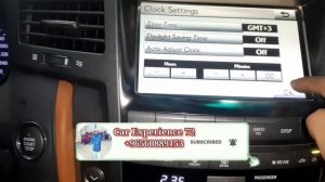 How To Set The Clock | Lexus Lx 570 2011 | Adjust Clock On 2010 Lexus Lx 570