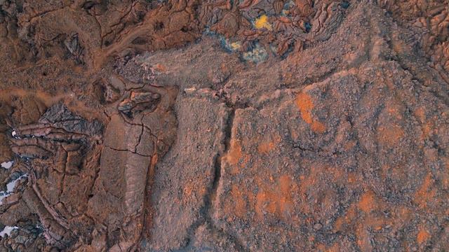 Cinematic lava rock drone flyover смотреть онлайн