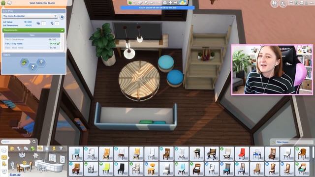 I Built a Tiny House With a LADDER in The Sims 4 смотреть онлайн