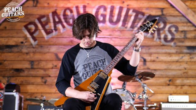 No Talking...Just Tones | Gibson Custom Murphy Lab 59 Flying V Sunshine Antique Natural Light Aged смотреть онлайн