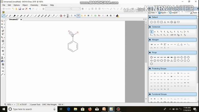 How to draw the chemical structure using BIOVIA Draw смотреть онлайн