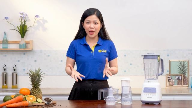 Máy xay sinh tố Philips: Xay cả thế giới, xay gì cũng nhanh cũng nhuyễn (HR2223/00) • Điện máy XANH смотреть онлайн