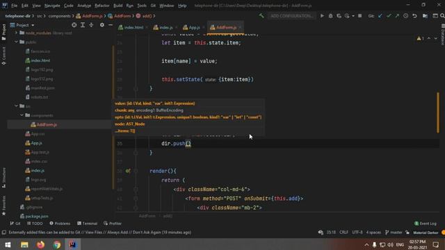 ReactJs Simple CRUD Example Hindi | Making Phone Directory | The Test Coder смотреть онлайн