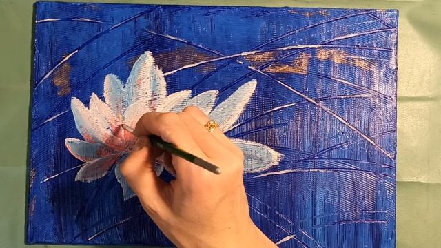 Как легко нарисовать цветок / How to draw a flower easily смотреть онлайн
