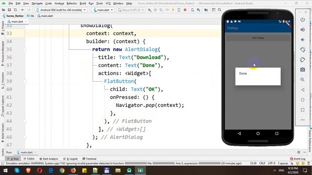 Alert Dialog and Custom Dialog in Flutter смотреть онлайн