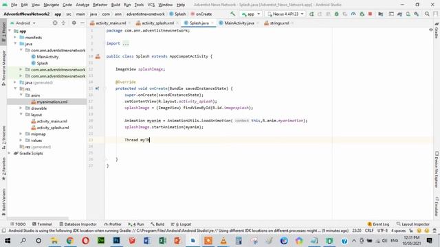 How to Create Splash Screen for Android Mobile Apps | Android Studio 4.1.3 смотреть онлайн