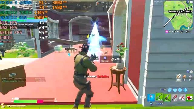 Fortnite - Ryzen 3 2200G OC Dual 8GB RAM (Fortnite Stock vs Overclock) смотреть онлайн