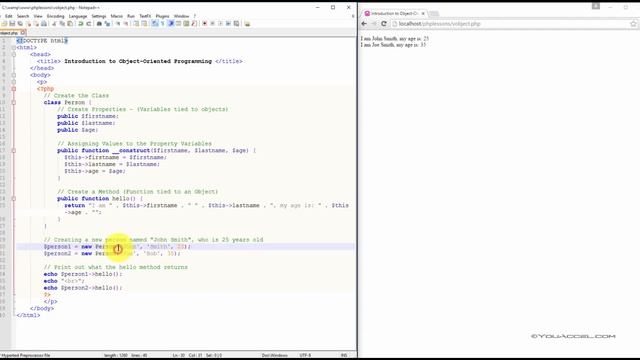 PHP Objects | Tutorial смотреть онлайн