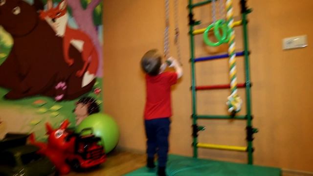 Наша большая игровая комната. Новые игрушки.