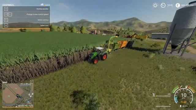 Sugar cane technology Part 2/2: Harvesting! (Farming Simulator 2019) смотреть онлайн