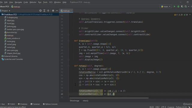 B2 Rotasi Citra dan Transpose | Praktikum PCD Informatika смотреть онлайн