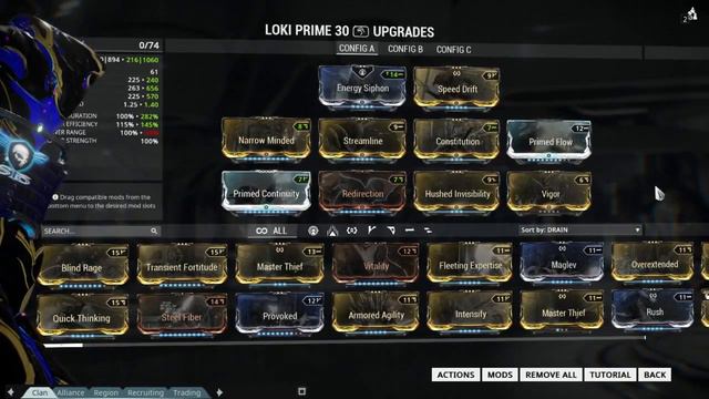 Warframe - MAX Duration Build - LOKI Prime - NO.. YES NO Forma's смотреть онлайн