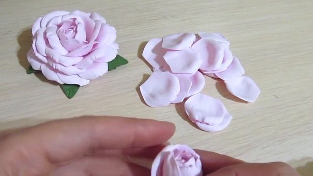 Бархатная роза из фоамирана!!! МК РОЗЫ... Velvet rose from foamiran !!! смотреть онлайн