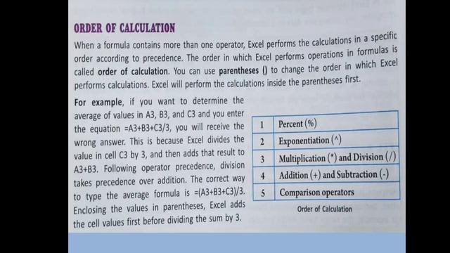 Class VI Chapter-4 Excel- Formula and Function (Part-1) смотреть онлайн