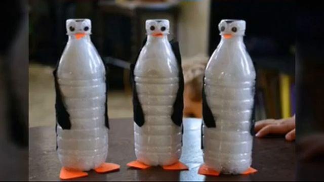 Поделки в школу. Поделки из пластиковых бутылок.