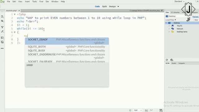 #PHP #DWPD : switch case | while loop | For loop | Lecture 7 | Gujarati | By Jay Fuletra смотреть онлайн