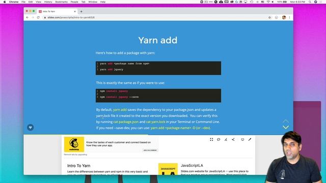 Intro to Yarn (YarnJS) And Why Use It Over NPM смотреть онлайн