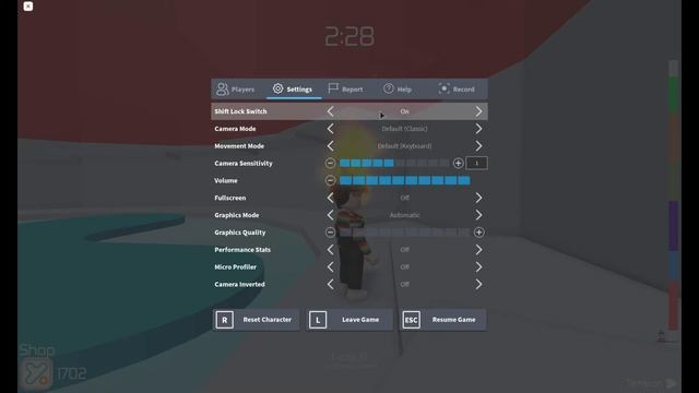 Как решить проблему с Шифт-Локом (Shift-Lock) в Роблокc? (Не появляется кружок) смотреть онлайн