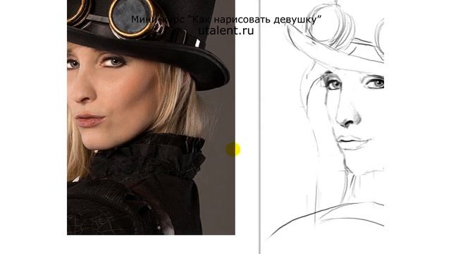 Как нарисовать девушку поэтапно смотреть онлайн