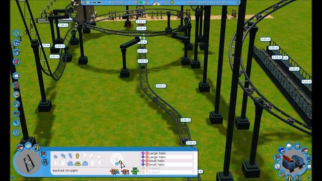 Playin RollerCoaster Tycoon 3 Platinum (Part 1) First Coaster!