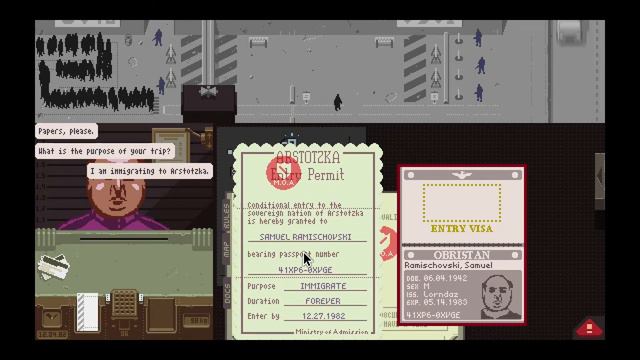 PAPERS, PLEASE - M. Vonel and EZIC [Part 3 - Full Playthrough] смотреть онлайн