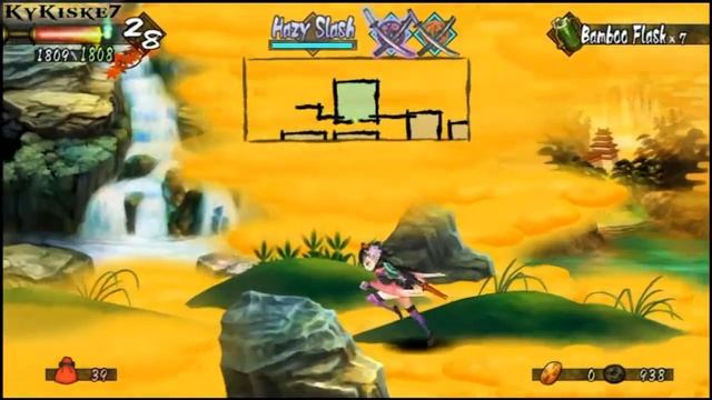 Muramasa Rebirth - Walkthrough P.19 - Momohime's Story Act 7 BOSS: "Raijin" смотреть онлайн