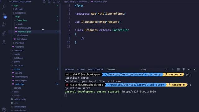 Running raw SQL query in Laravel смотреть онлайн