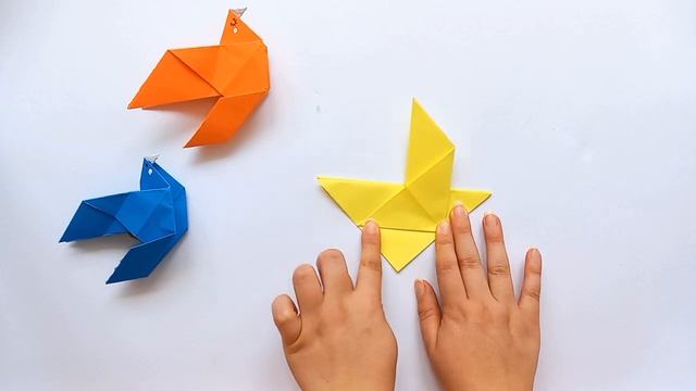 Origami paper bird | How to make an origami paper bird смотреть онлайн