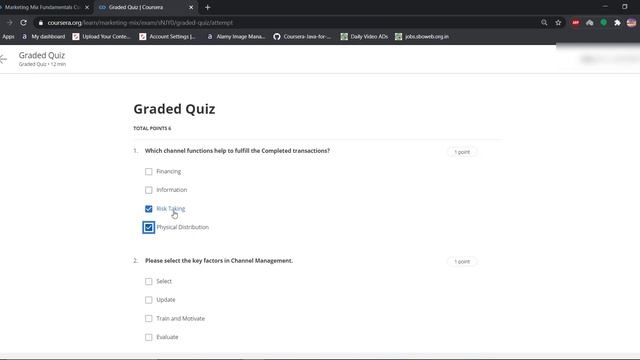 Marketing Mix Fundamentals , week (1-5) All Quiz Answers. смотреть онлайн