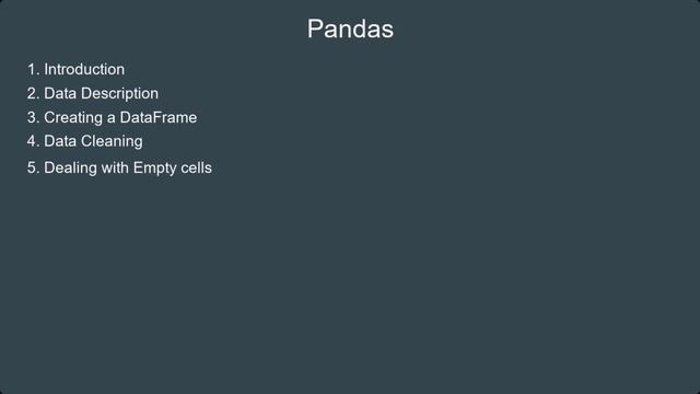 Introduction to Data Science Prerequisites - Numpy - Pandas - Seaborn смотреть онлайн