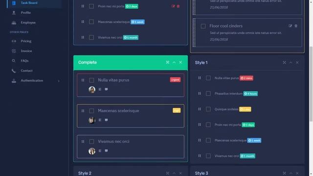 Bootstrap 4 Dashboard Admin Template with Dark LTR Theme смотреть онлайн