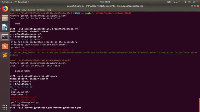 Git log - git commit history смотреть онлайн
