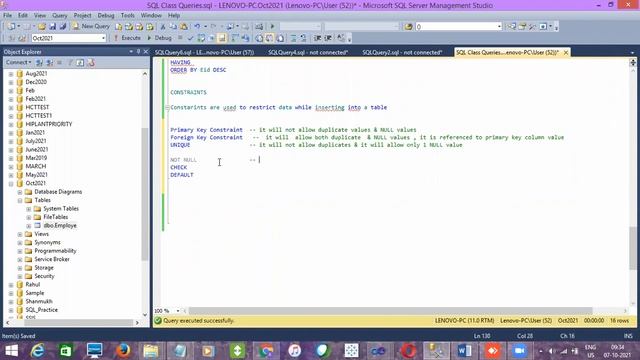 SQL tutorial for beginners | SQL Day 3 Part 2 смотреть онлайн