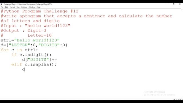 Python Challenge Program | #12 смотреть онлайн